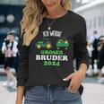 Ich Werde Großer Bruder 2024 Tractor Langarmshirts Geschenke für Sie