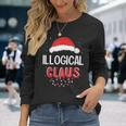 Illogical Santa Claus Christmas Matching Costume Long Sleeve T-Shirt Gifts for Her