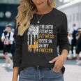 I'm Into Fitness Deer Freezer Hunting Deer Hunter Long Sleeve T-Shirt Gifts for Her