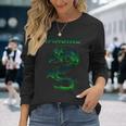 Imagine Fantasy Dragon Tattoo Style Long Sleeve T-Shirt Gifts for Her