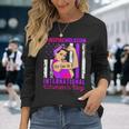 International Women's Day 2024 Inspire Inclusion 8 March Long Sleeve T-Shirt Gifts for Her