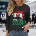 Italy Cruise Squad 2024 Summer Vacation Matching Family Long Sleeve T-Shirt Gifts for Her