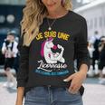 Je Suis Une Licornasse 50 Licorne 50 Connasse Humour Fée T-shirt à manches longues Cadeaux pour elle