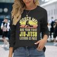Jiu-Jitsu Brasileño Bjj Jiu Jitsu Niños Niñas Jiujitsu Camiseta de manga larga Regalos para ella