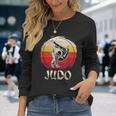 Judoka Sparring Retro Judo Langarmshirts Geschenke für Sie