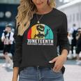 Junenth Remember Our Ancestors Free Black African Long Sleeve T-Shirt Gifts for Her