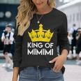 King Of Mimimi Statement Ironie Slogan Langarmshirts Geschenke für Sie