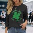 Kiss Me I'm Irish Saint Patrick Day Womens Long Sleeve T-Shirt Gifts for Her
