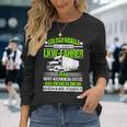 Leg Dich Niemal Mit A Lorry Driver An Fernfahrer Trucker Langarmshirts Geschenke für Sie