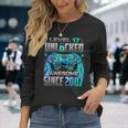 Level 17 Unlocked Awesome Since 2007 17Th Birthday Gaming Long Sleeve T-Shirt Gifts for Her