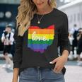 Lgbt Gay Pride Ohio Love Long Sleeve T-Shirt Gifts for Her