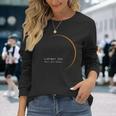 Lorain Oh State Total Solar Eclipse April 8 2024 Totality Long Sleeve T-Shirt Gifts for Her