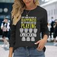 I Love Djembe Drumming Play African Drum Secret To Happiness Long Sleeve T-Shirt Gifts for Her