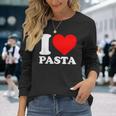 I Love Pasta Langarmshirts Geschenke für Sie