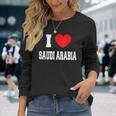I Love Saudi Arabia Langarmshirts Geschenke für Sie