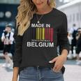 Made In Belgium Flag S Langarmshirts Geschenke für Sie