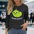 Mameshiba Edamame Bean Dog With Cute Grean Pea Long Sleeve T-Shirt Gifts for Her