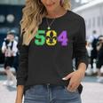 Mardi Gras New Orleans 504 Louisiana Long Sleeve T-Shirt Gifts for Her