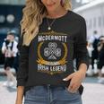 Mcdermott Irish Name Vintage Ireland Family Surname Long Sleeve T-Shirt Gifts for Her