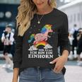 Mir Egal Ich Bin Ein Unicorn Fun Langarmshirts Geschenke für Sie