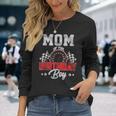 Mom Of The Birthday Boy Race Car Racing Car Driver Long Sleeve T-Shirt Gifts for Her