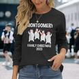 Montgomery Family Name Montgomery Family Christmas Long Sleeve T-Shirt Gifts for Her