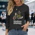 Motorcycle Drag Racing Sprints Voodoo Bike Rider Long Sleeve T-Shirt Gifts for Her