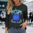Neptune Planet Ring Solar System Long Sleeve T-Shirt Gifts for Her