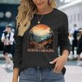 North Carolina Nc Hiking Mountain State Pride Long Sleeve T-Shirt Gifts for Her