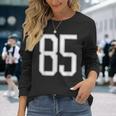 Official Team League 85 Jersey Number 85 Sports Jersey Long Sleeve T-Shirt Gifts for Her