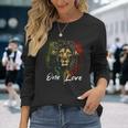 One Love Rasta Reggae Music Headphones Rastafari Reggae Lion Long Sleeve T-Shirt Gifts for Her