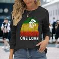 One Reggae Love Reggae Music Rastafarian Jamaica Rock Roots Long Sleeve T-Shirt Gifts for Her