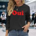 Oui French Chic Vintage Long Sleeve T-Shirt Gifts for Her