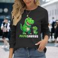 Papa Papasaurusatertagatertagsgeschenk Dino Papa Langarmshirts Geschenke für Sie