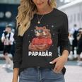 Papabear Bear Papa Und Baby Papa Father's Day Für Einen Papa Langarmshirts Geschenke für Sie