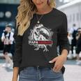 PapasaurusRex Papa Saurus Dinosaur Grandpa Dino Camiseta de manga larga Regalos para ella