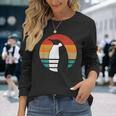 Penguin Retro Style Vintage Long Sleeve T-Shirt Gifts for Her