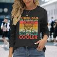 Pitbull Dad Like A Regular Dad But Cooler Father Day Dog Dad Long Sleeve T-Shirt Gifts for Her