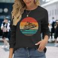 Pizza Slice Retro Style Vintage Long Sleeve T-Shirt Gifts for Her