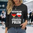 Poland Polska Pole Warsaw Langarmshirts Geschenke für Sie