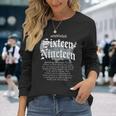 Project Sixn-Ninen Established African American Map Long Sleeve T-Shirt Gifts for Her