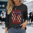 Proud Us Navy Corpsman Veteran Flag Vintage Long Sleeve T-Shirt Gifts for Her