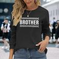 Racing Birthday Matching Family Race Car Pit Crew Brother Long Sleeve T-Shirt Gifts for Her