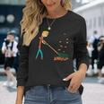 Raking Autumn Leaves Long Sleeve T-Shirt Gifts for Her