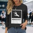 Reingeguckt Hand Finger Circle Langarmshirts Geschenke für Sie