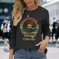 Retro Vinyl Collector Record Player Long Sleeve T-Shirt Gifts for Her
