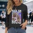 Rizz 'Em With The 'Tism Rizzler Ohio Rizz Long Sleeve T-Shirt Gifts for Her