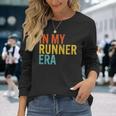 In My Runner Era Running Marathon Fitness Running Dad Long Sleeve T-Shirt Gifts for Her