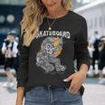 Santa Cruz Skateboard Retro Vintage Skateboarding Skull Boy Long Sleeve T-Shirt Gifts for Her