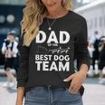 Schlittenhunderennen Papa Bestes Hundeteam Hundeschlitten Langarmshirts Geschenke für Sie